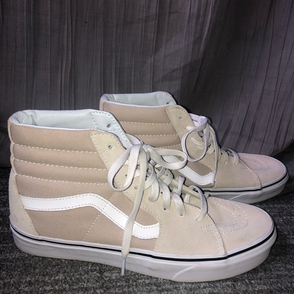 tan sk8 hi vans